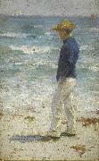Henry Scott Tuke Looking out to sea Sweden oil painting artist